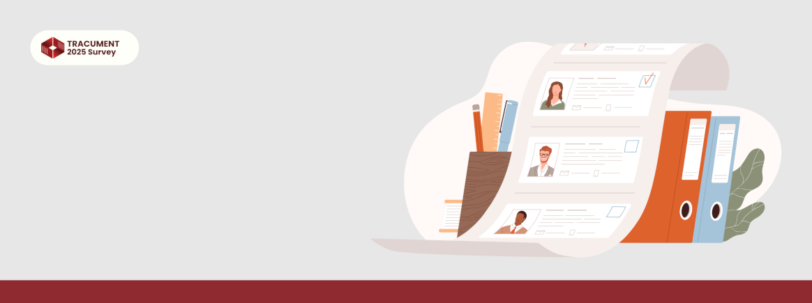 Illustration of a legal firm employee trying to keep track of multiple manual document requests