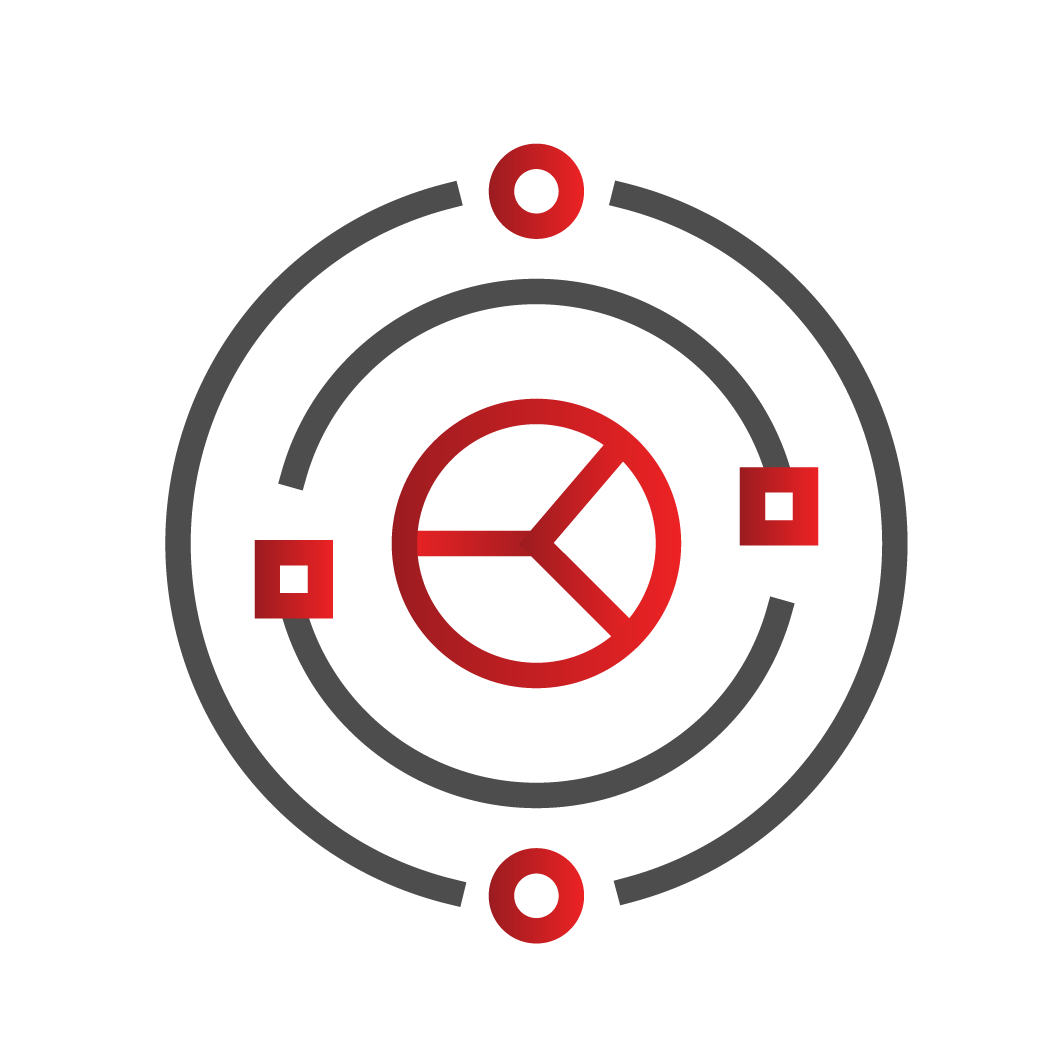 Illustration of a circle of data points