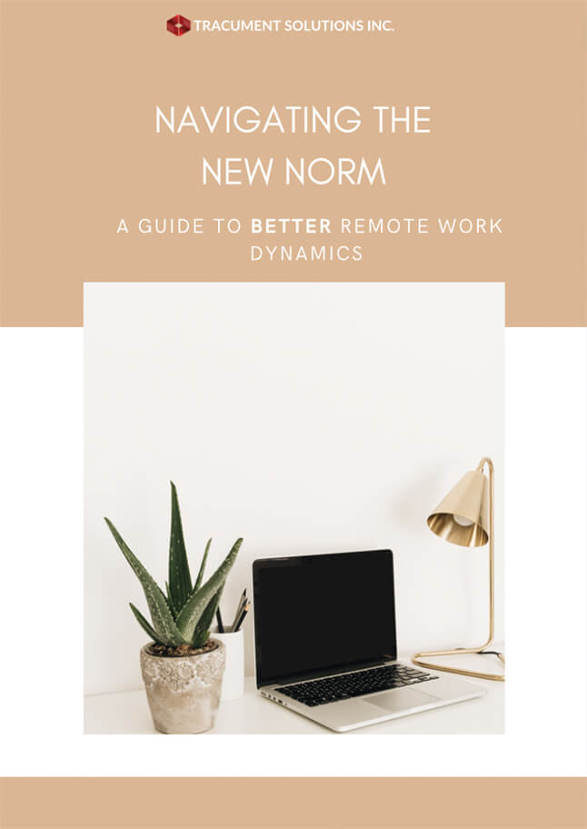 Cover of our Navigating the New Norm, A Guide to Better Remote Work Dynamics